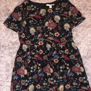 Floral baby doll dress
